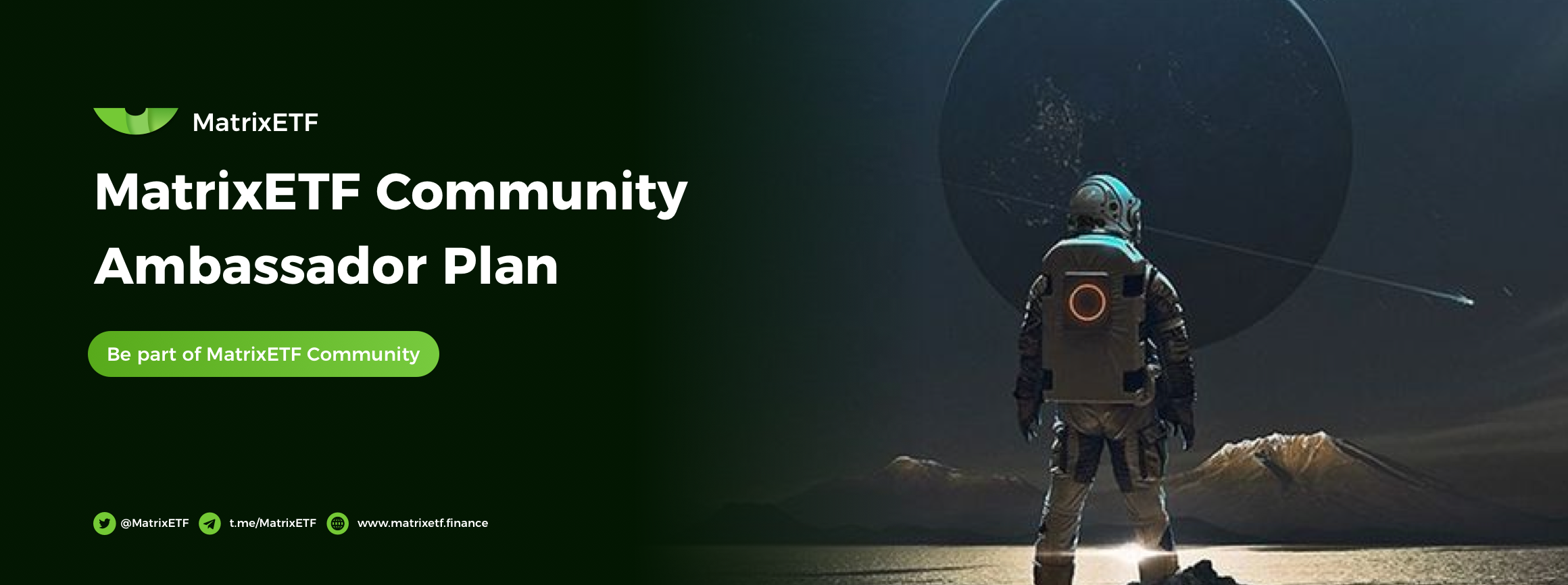 MatrixETF Community Ambassador Plan Logo